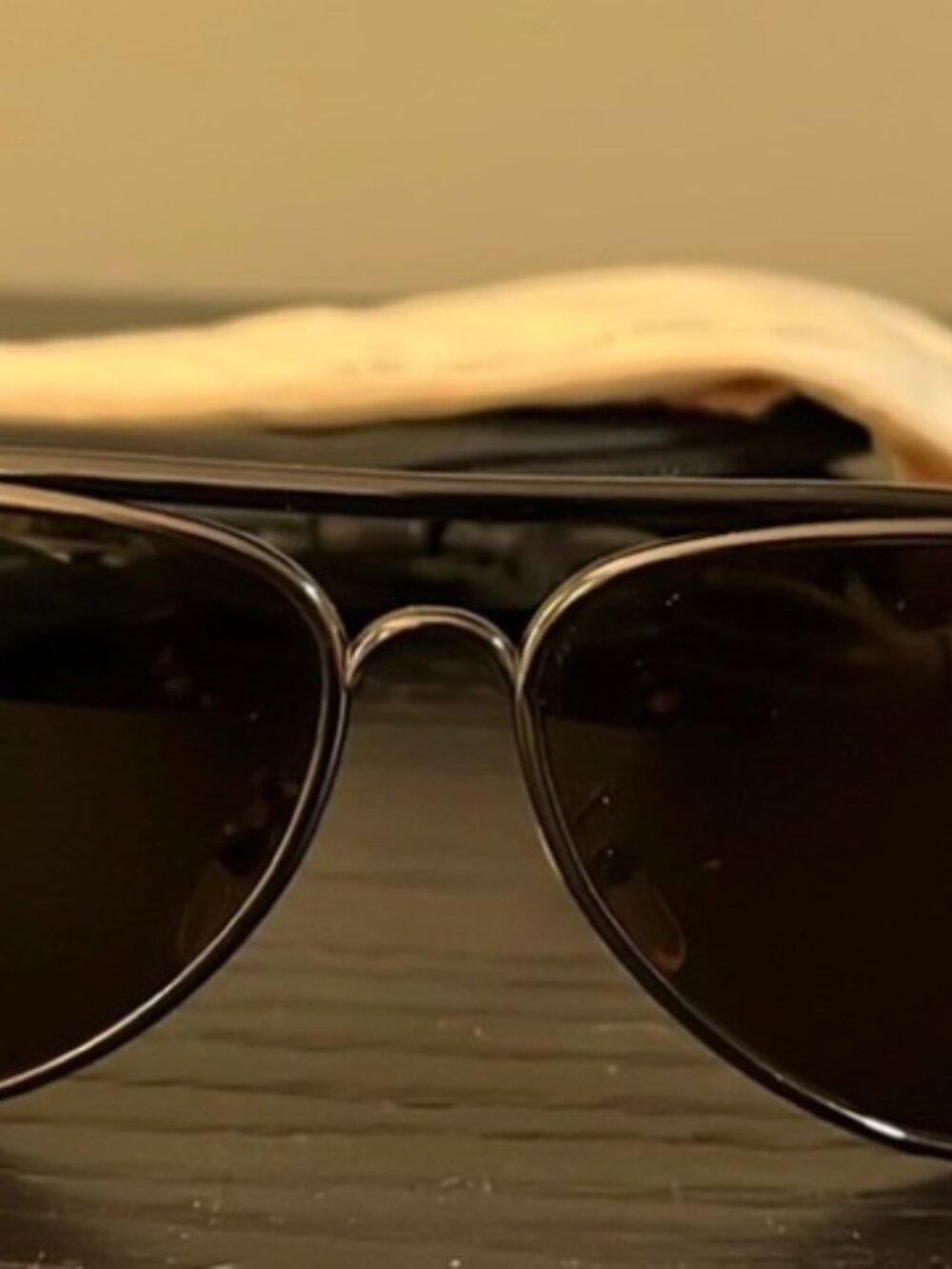 Balenciaga Aviator Sunglasses Black Metal Frame Made in Italy Like New - Picture 5 of 5